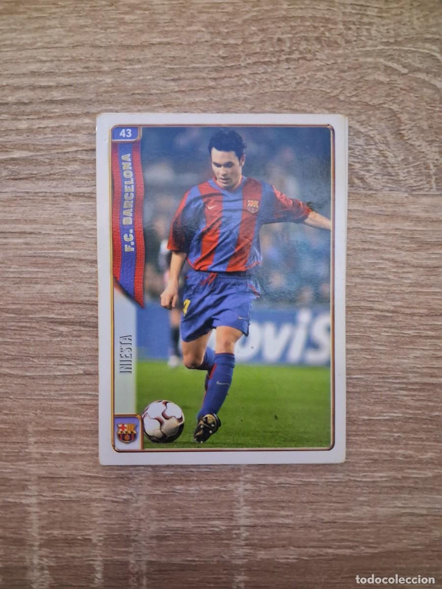 Cromos de f&uacute;tbol: Mundicromo Fichas de la Liga 2004 2005 04 05 FC Barcelona 43 Iniesta