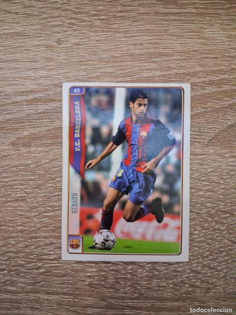 Cromos de f&uacute;tbol: Mundicromo Fichas de la Liga 2004 2005 04 05 FC Barcelona 45 Gerard