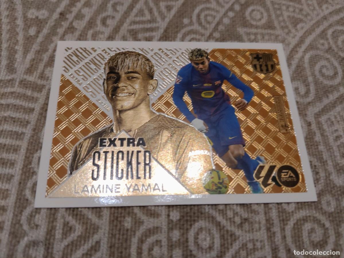 Cromos de f&uacute;tbol: Sticker extra bronce lamine yamal FC Barcelona ediciones este 2026-27