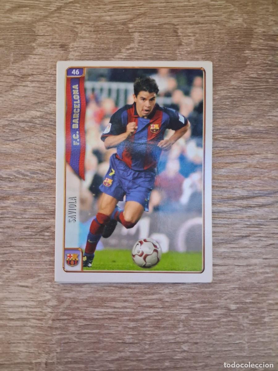 Cromos de f&uacute;tbol: Mundicromo Fichas de la Liga 2004 2005 04 05 FC Barcelona 46 Saviola