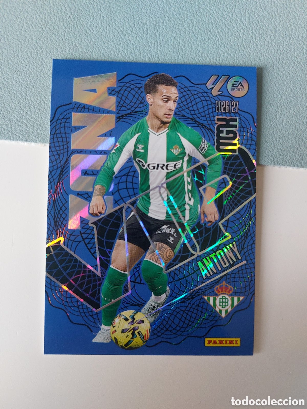 Cromos de f&uacute;tbol: 388 ANTONY REAL BETIS ZONA VIP FICHAS ALBUM MEGACRACKS 2026 2027 MGK 26 27