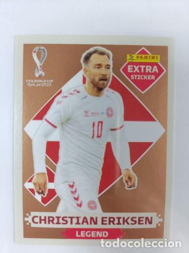 Cromos de f&uacute;tbol: Panini FIFA World Cup Qatar 2022 - Extra Sticker CHRISTIAN ERIKSEN EX