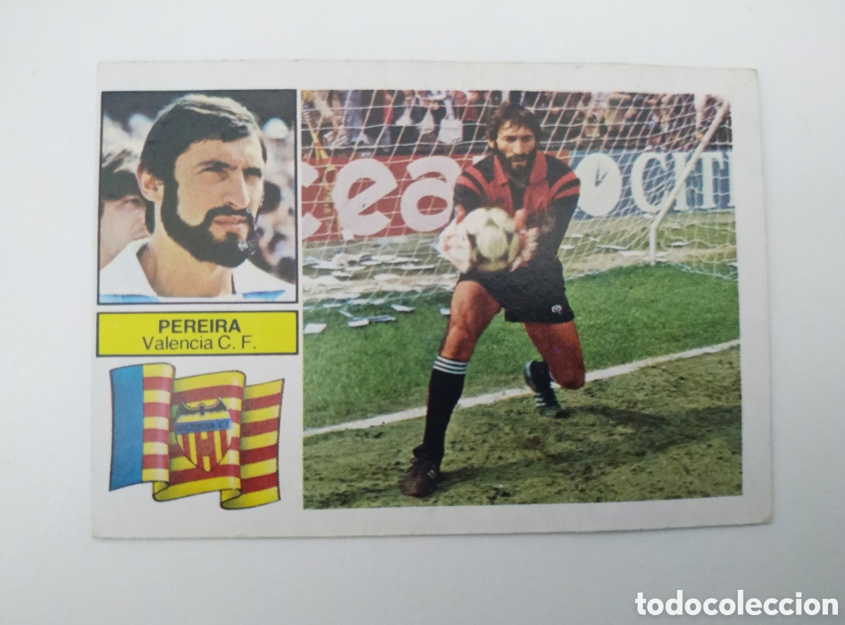 Cromos de f&uacute;tbol: PEREIRA VALENCIA BAJA CF LIGA 82 83 EDICIONES ESTE 1982 1983
