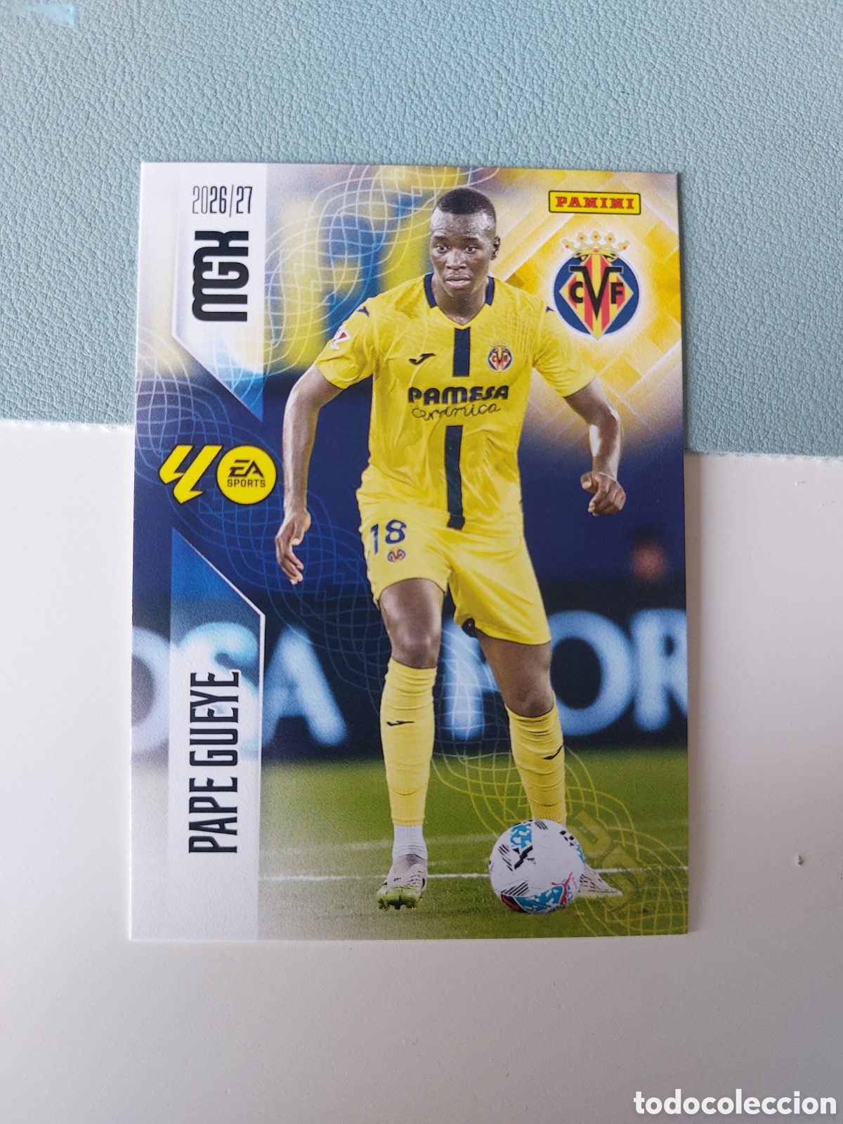Cromos de f&uacute;tbol: 372 PAPE GUEYE VILLARREAL MEGACRACKS LIGA 2026 2027 26 27