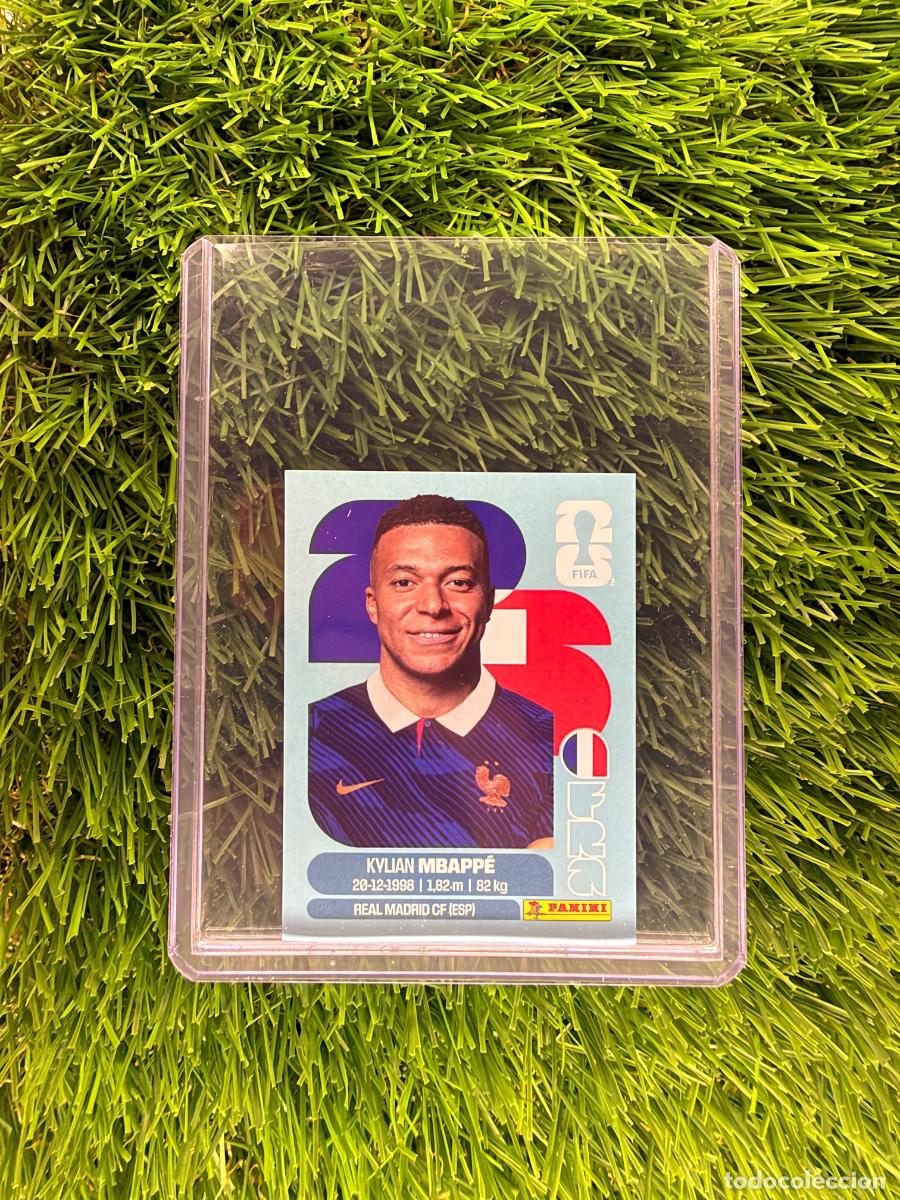 Cromos de f&uacute;tbol: N&ordm; FRA20 Kylian Mbapp&eacute; Francia Mundial 2026 Stickers