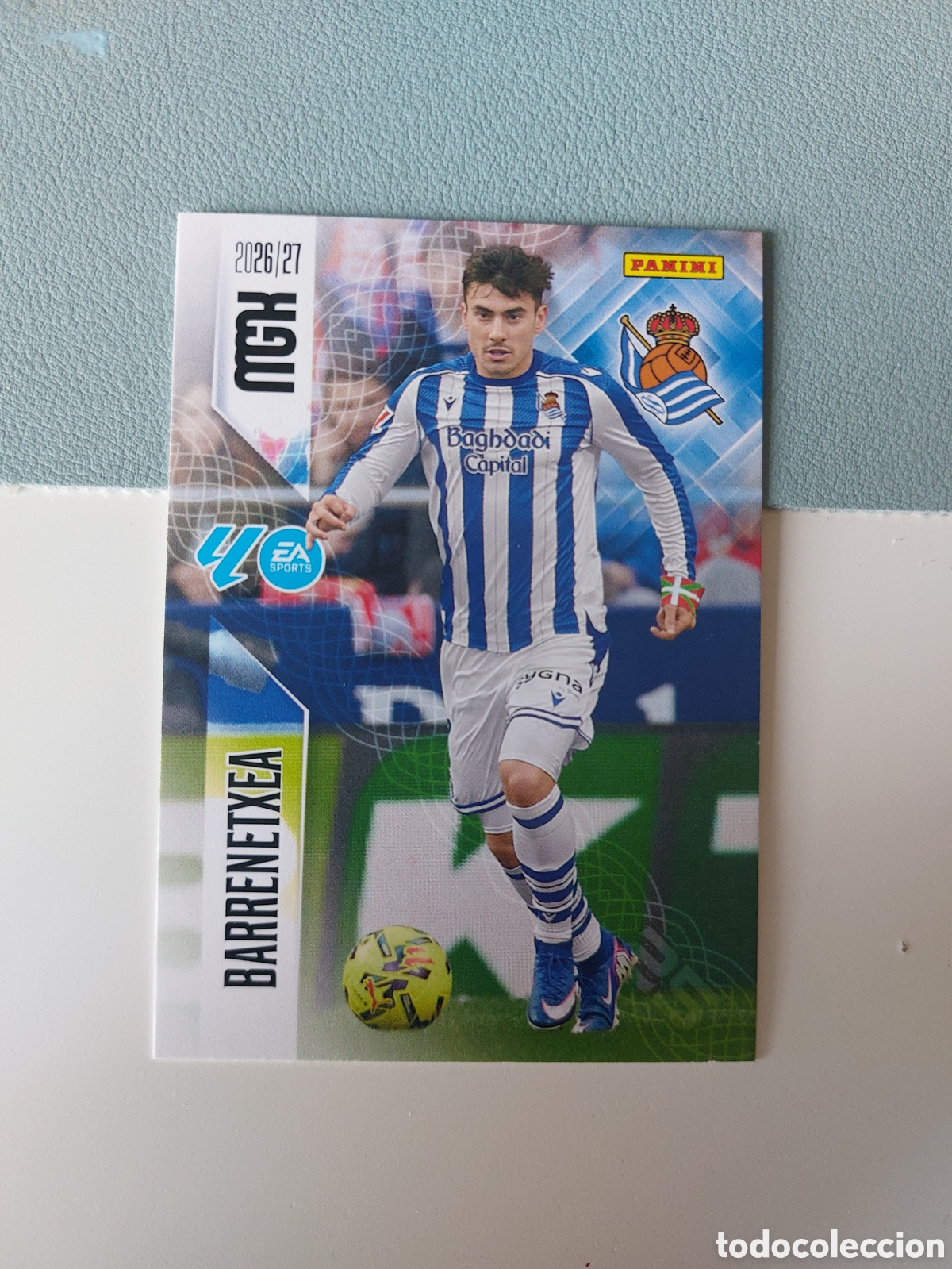 Cromos de f&uacute;tbol: 321 BARRENETXEA REAL SOCIEDAD MEGACRACKS 2025 2026 PANINI 25 26