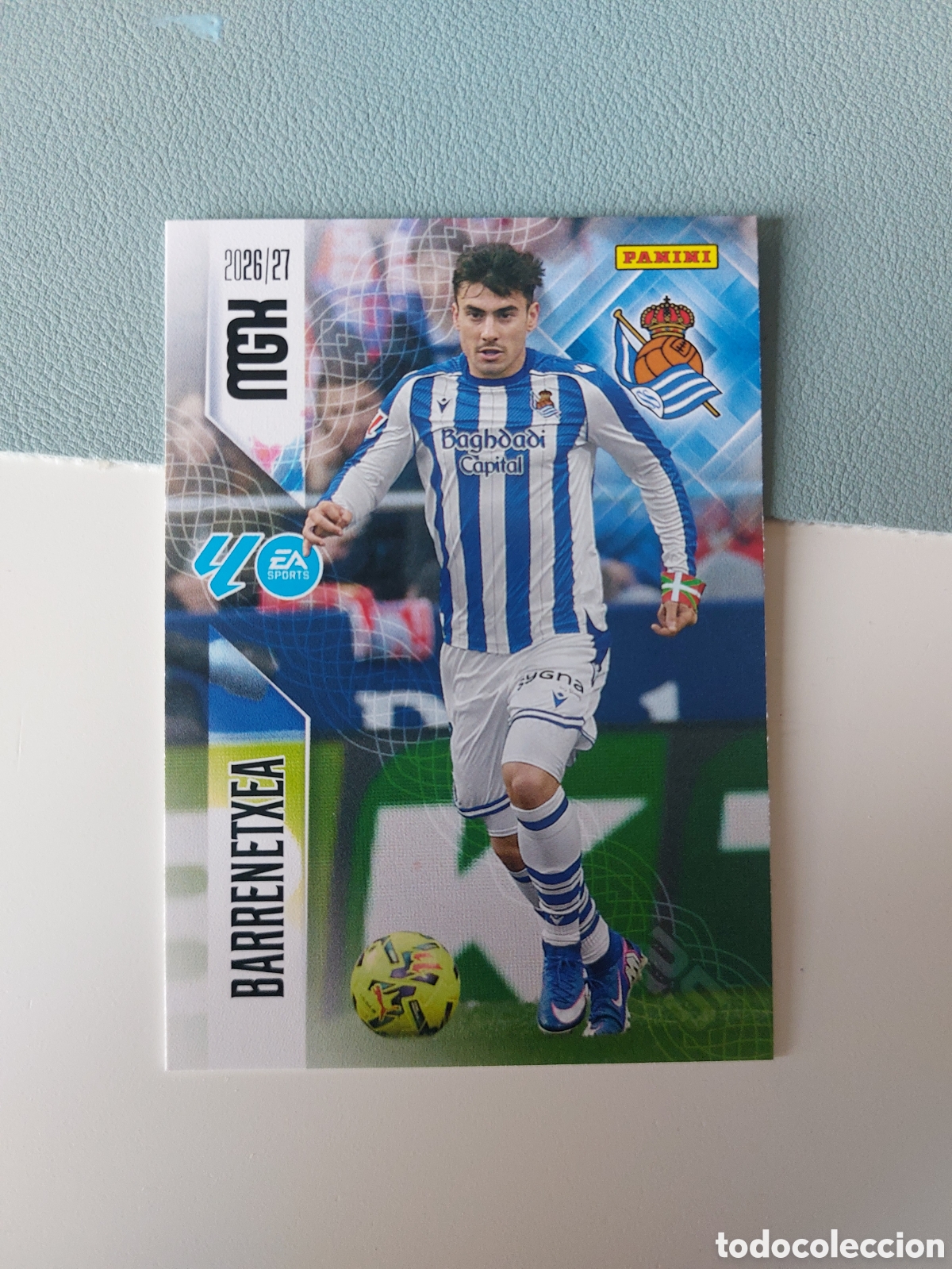Cromos de f&uacute;tbol: 321 BARRENETXEA REAL SOCIEDAD MEGACRACKS 2025 2026 PANINI 25 26