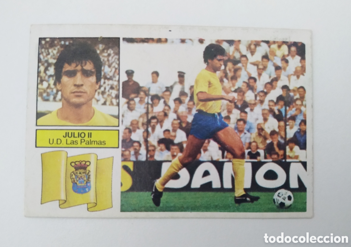Cromos de f&uacute;tbol: Julio II coloca las palmas 82 83 1882 1983 despegado recuperado