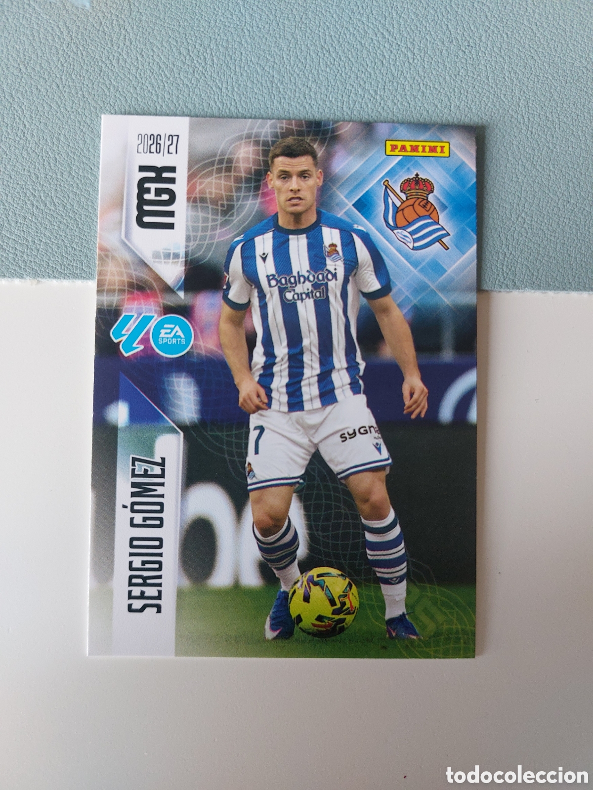Cromos de f&uacute;tbol: 313 SERGIO GOMEZ REAL SOCIEDAD MEGACRACKS 2026 2027 26 27