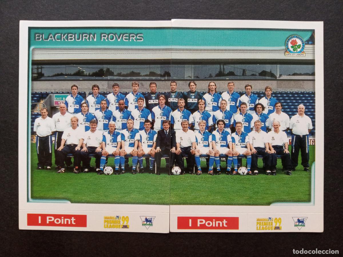 Cromos de f&uacute;tbol: N&ordm; 60 + 61 LOTE SQUAD BLACKBURN ROVERS ⚽ MERLIN &reg; PREMIER LEAGUE 1998 1999 98 99 SIN PEGAR NUNCA