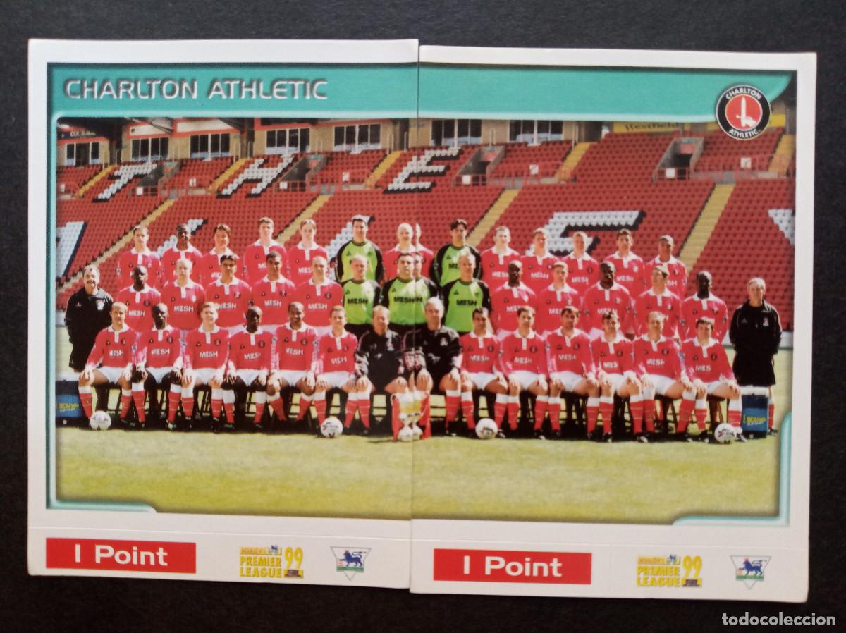 Cromos de f&uacute;tbol: N&ordm; 86 + 87 LOTE SQUAD CHARLTON ATHLETIC ⚽ MERLIN &reg; PREMIER LEAGUE 1998 1999 98 99 SIN PEGAR NUNCA