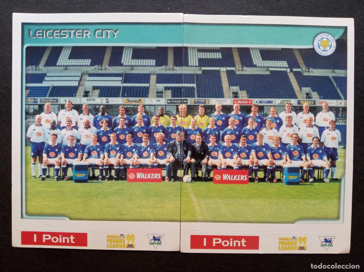 Cromos de f&uacute;tbol: N&ordm; 242 + 243 LOTE SQUAD LEICESTER CITY ⚽ MERLIN &reg; PREMIER LEAGUE 1998 1999 98 99 SIN PEGAR NUNCA