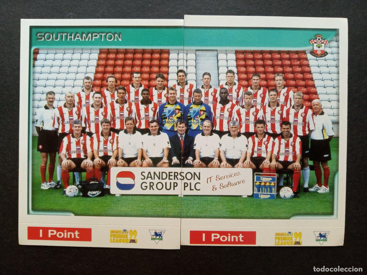 Cromos de f&uacute;tbol: N&ordm; 442 + 443 SQUAD SOUTHAMPTON LE TISSIER ⚽ MERLIN &reg; PREMIER LEAGUE 1998 1999 98 99 SIN PEGAR NUNCA