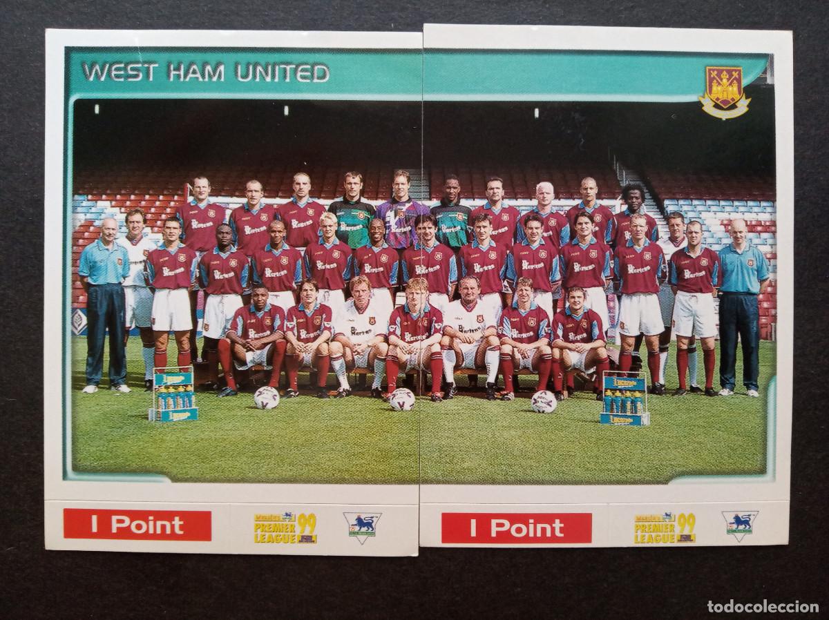 Cromos de f&uacute;tbol: N&ordm; 494 + 495 SQUAD WEST HAM BERKOVIC ISRAEL⚽ MERLIN &reg; PREMIER LEAGUE 1998 1999 98 99 SIN PEGAR NUNCA