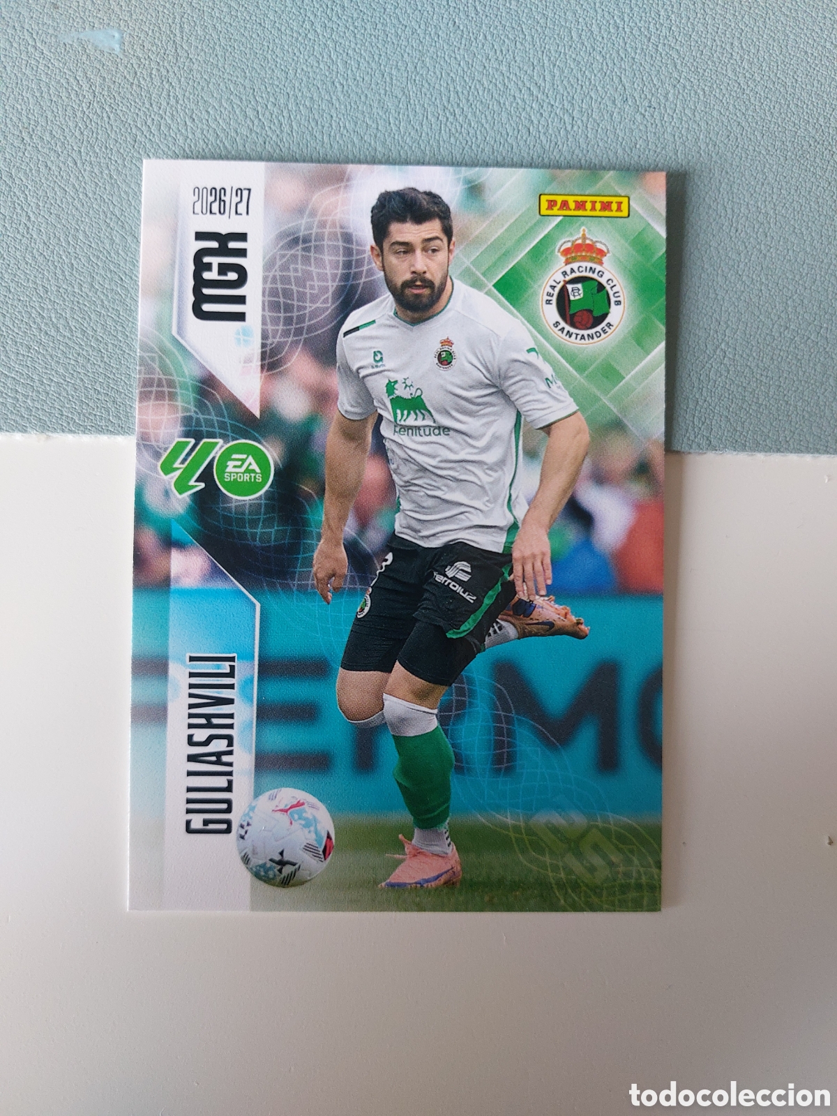Cromos de f&uacute;tbol: 286 GULIASHVILI RACING DE SANTANDER MEGACRACKS MGK 26 27 PANINI 2026 2027