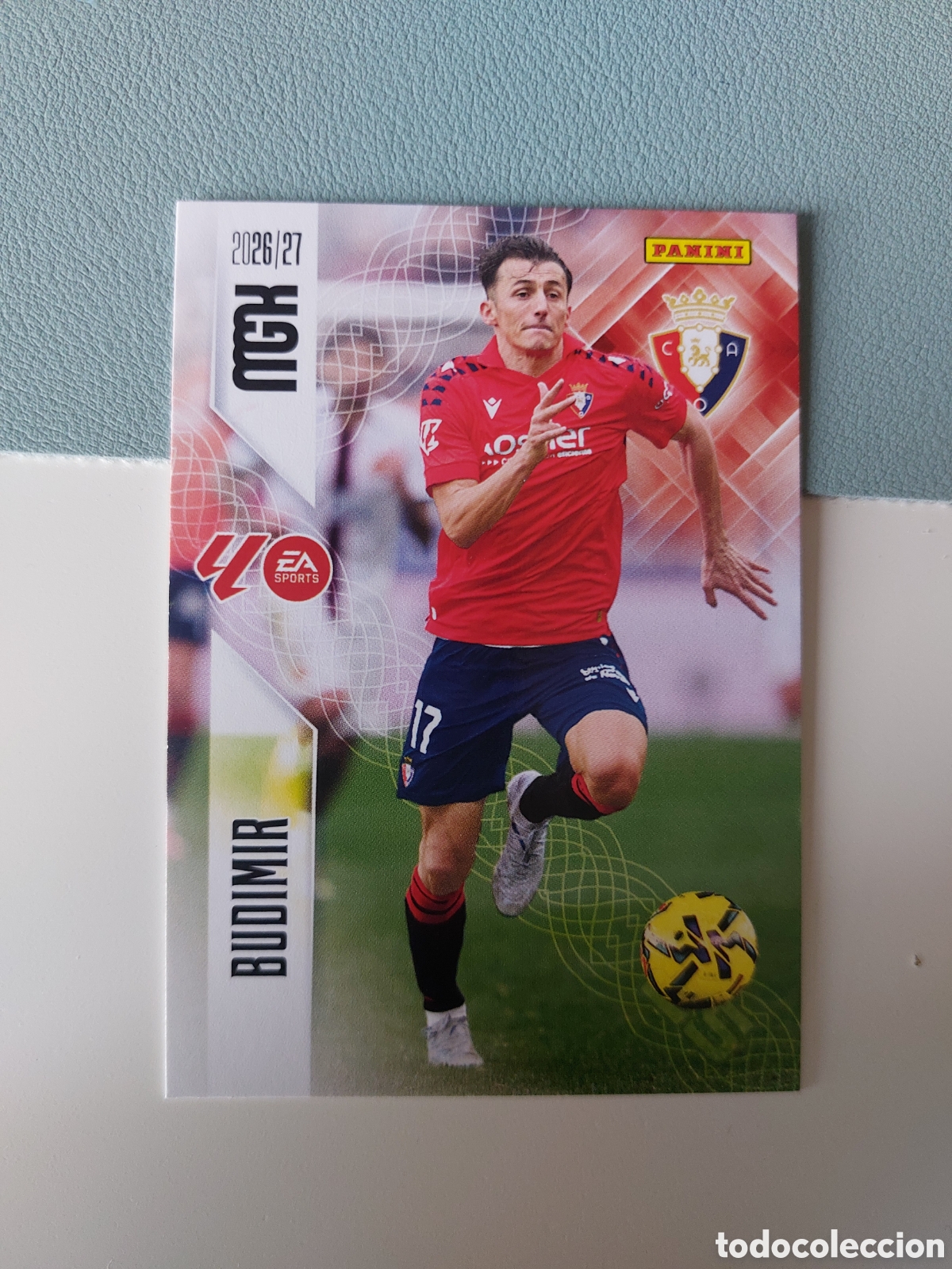 Cromos de f&uacute;tbol: 270 BUDIMIR CA OSASUNA FICHAS ALBUM MEGACRACKS 2026 2027 MGK 26 27