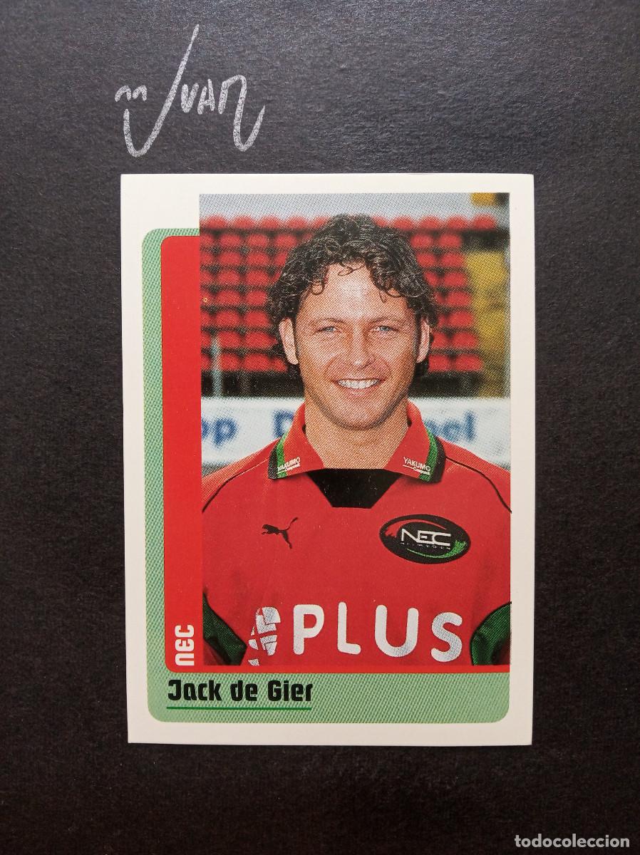 Cromos de f&uacute;tbol: N&ordm; 205 JACK DE GIER NEC NIMEGA ⚽ PANINI &reg; VOETBAL EREDIVISIE 1998 1999 98 99 SIN PEGAR NUNCA PEGADO