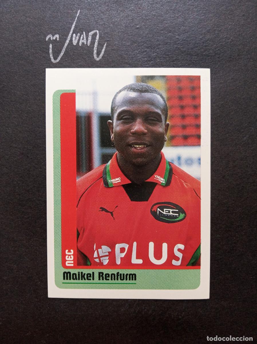 Cromos de f&uacute;tbol: N&ordm; 206 MAIKEL RENFURN NEC NIMEGA⚽ PANINI &reg; VOETBAL EREDIVISIE 1998 1999 98 99 SIN PEGAR NUNCA PEGADO