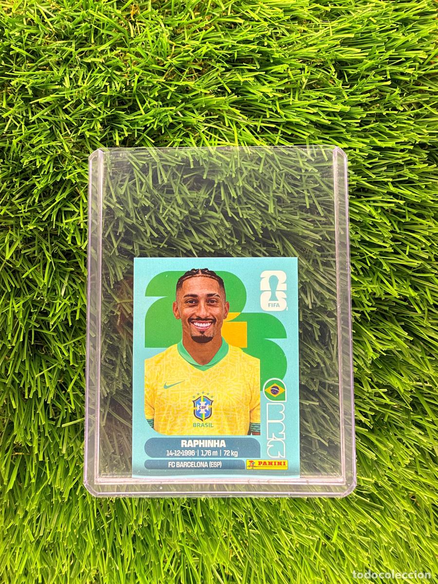 Cromos de f&uacute;tbol: N&ordm; BRA19 Raphinha Brasil Mundial 2026 Stickers