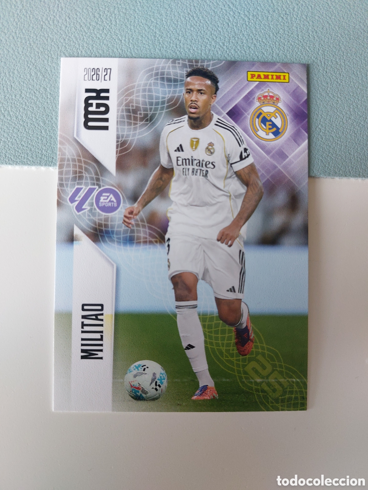 Cromos de f&uacute;tbol: 221 MILITAO REAL MADRID CROMOS MEGACRACKS MGK LIGA FUTBOL PANINI 2026 2027 26 27
