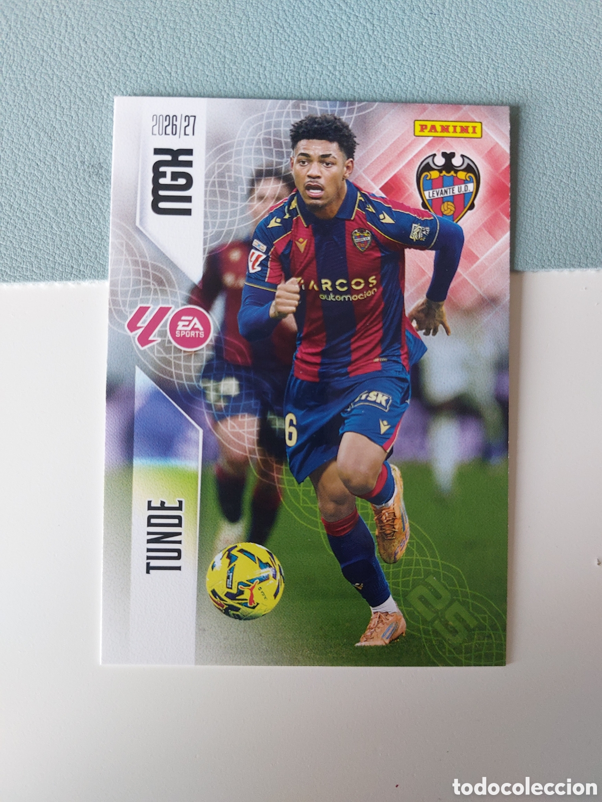Cromos de f&uacute;tbol: 212 TUNDE LEVANTE CROMOS MEGACRACKS MGK LIGA FUTBOL PANINI 2026 2027 26 27
