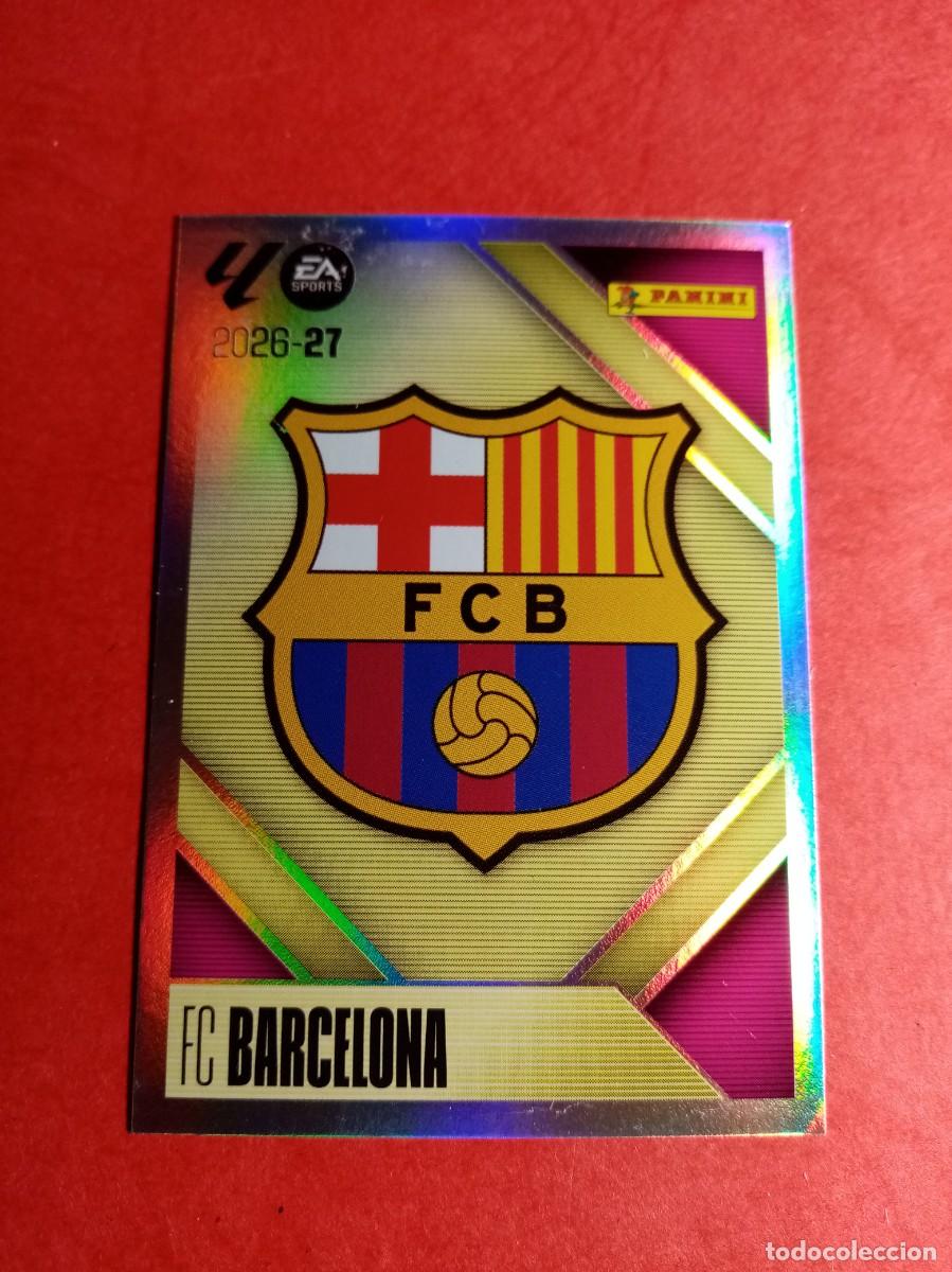 Cromos de f&uacute;tbol: N&ordm; 1 ESCUDO, FC BARCELONA, LIGA ESTE 2026 2027 26 27 PANINI