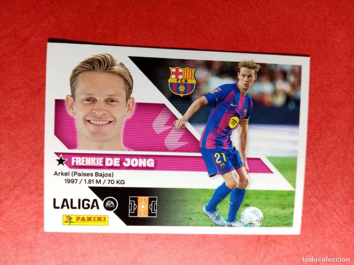 Cromos de f&uacute;tbol: N&ordm; 12 FRENKIE DE JONG, FC BARCELONA, LIGA ESTE 2026 2027 26 27 PANINI