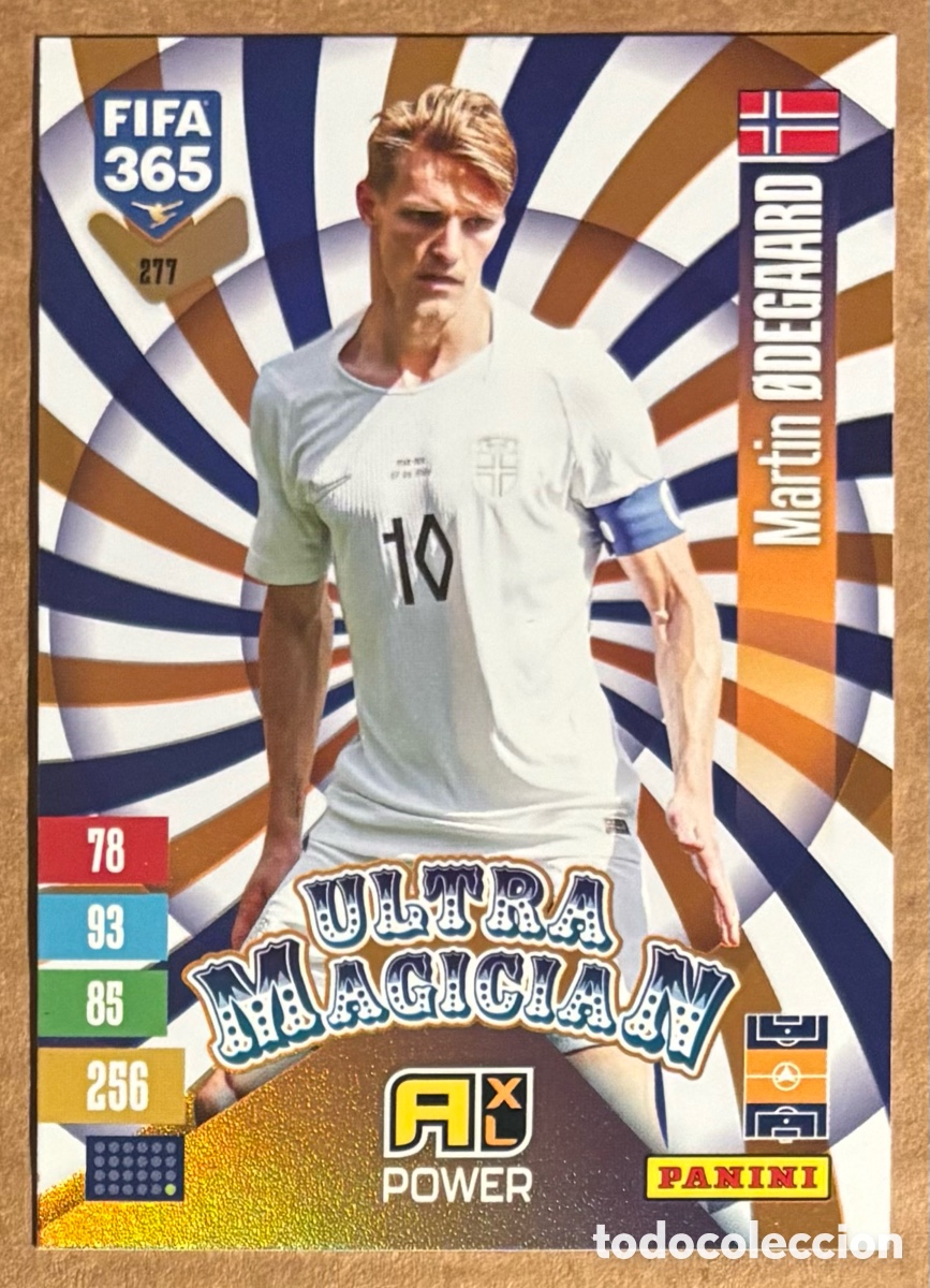 Cromos de f&uacute;tbol: ODEGAARD. CARTA ULTRA MAGICIAN POWER PANINI ADRENALYN XL FIFA 365. #277