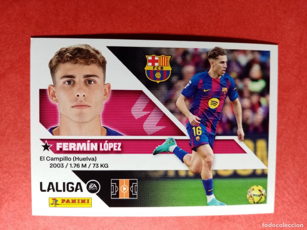 Cromos de f&uacute;tbol: N&ordm; 16 FERMIN LOPEZ, FC BARCELONA, LIGA ESTE 2026 2027 26 27 PANINI
