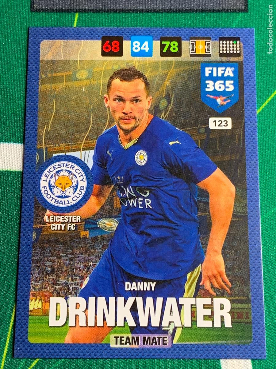 Cartes &agrave; collectionner de Football: 123 Danny Drinkwater Leicester City FC Adrenalyn Fifa 365 2016 2017 16 17 Nordic Edition