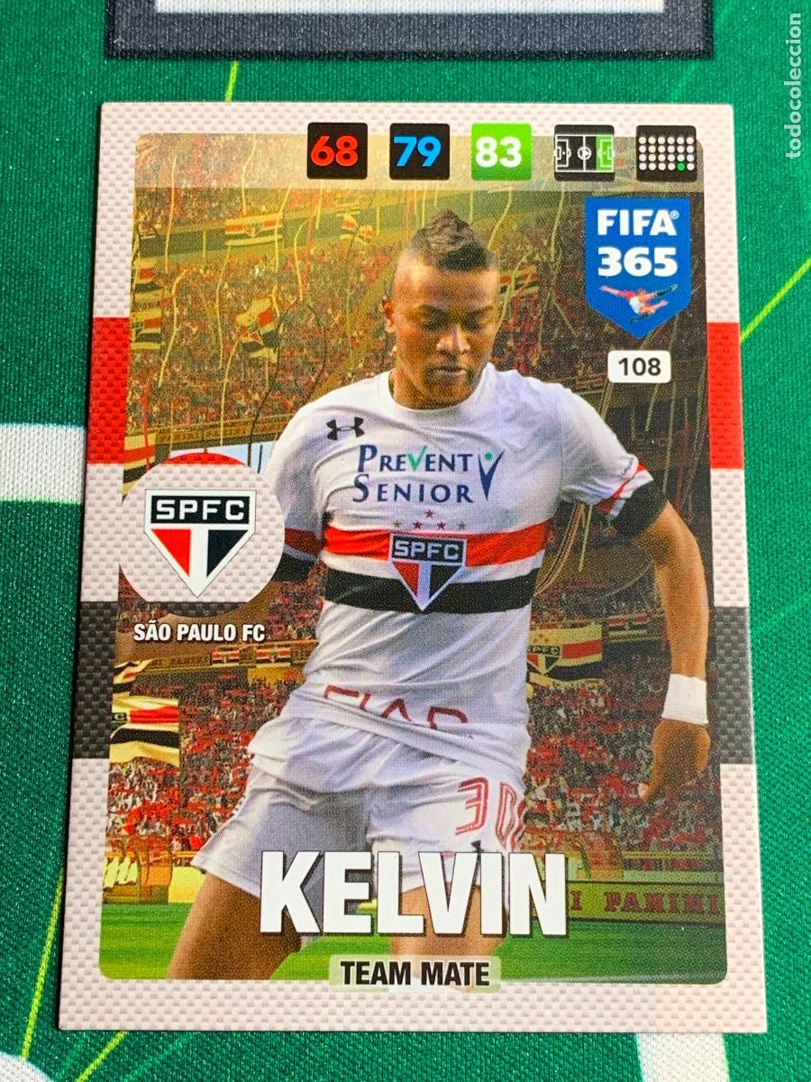 Cartes &agrave; collectionner de Football: 108 Kelvin S&atilde;o Paulo FC Adrenalyn Fifa 365 2016 2017 16 17 Nordic Edition