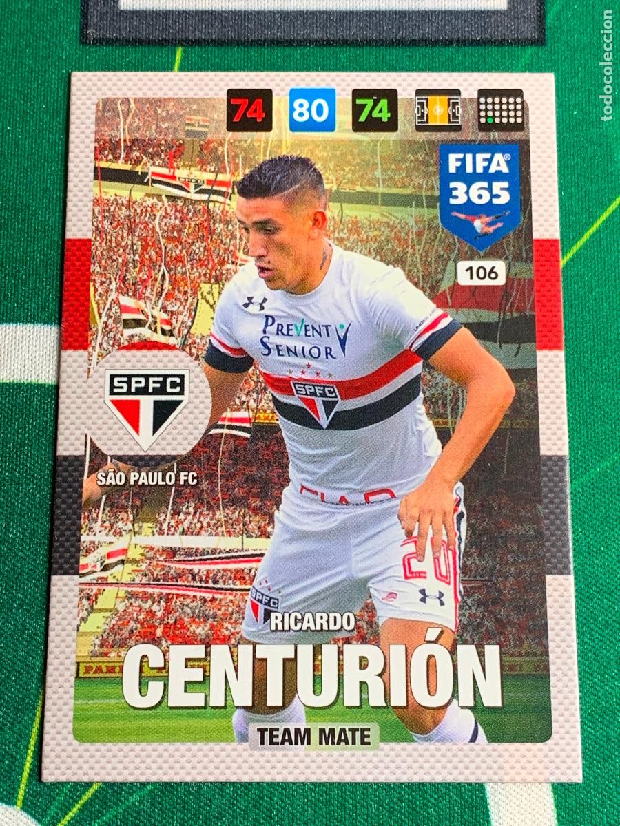 Cartes &agrave; collectionner de Football: 106 Ricardo Centuri&oacute;n S&atilde;o Paulo FC Adrenalyn Fifa 365 2016 2017 16 17 Nordic Edition