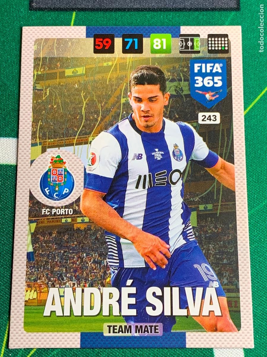 Cartes &agrave; collectionner de Football: 243 Andr&eacute; Silva FC Porto Adrenalyn Fifa 365 2016 2017 16 17 Nordic Edition