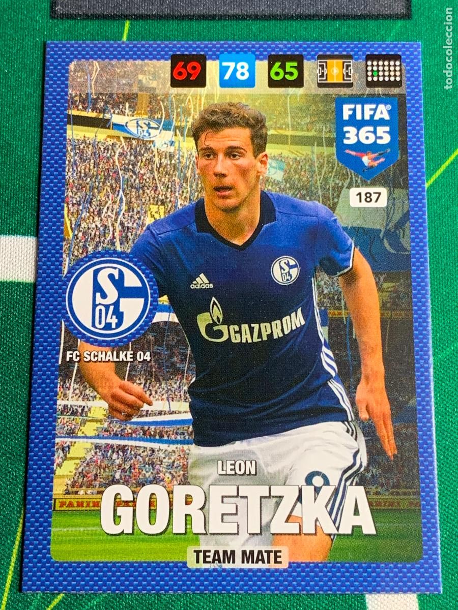 Cromos de f&uacute;tbol: 187 Leon Goretzka FC Schalke 04 Adrenalyn Fifa 365 2016 2017 16 17 Nordic Edition