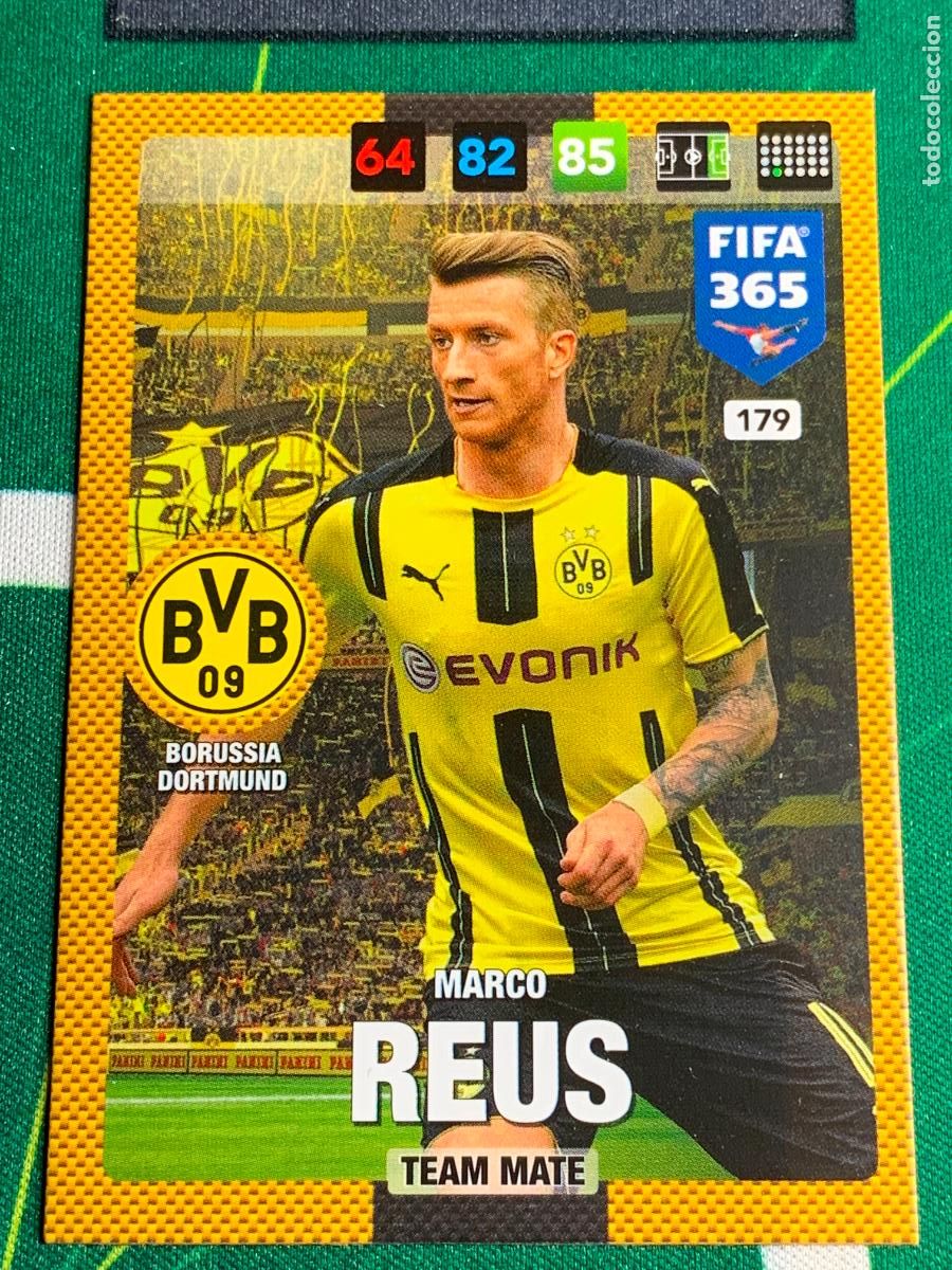Cromos de f&uacute;tbol: 179 Marco Reus Borussia Dortmund Adrenalyn Fifa 365 2016 2017 16 17 Nordic Edition