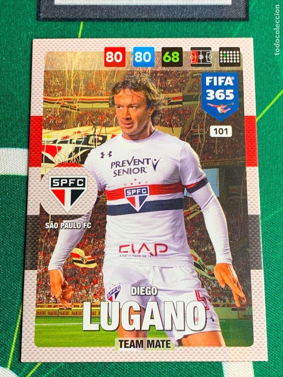 Cromos de f&uacute;tbol: 101 Diego Lugano S&atilde;o Paulo FC Adrenalyn Fifa 365 2016 2017 16 17 Nordic Edition