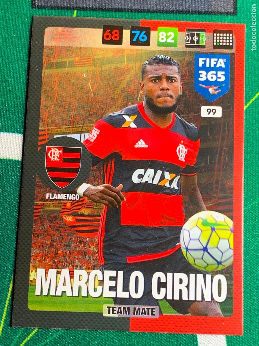 Cromos de f&uacute;tbol: 99 Marcelo Cirino Flamengo Adrenalyn Fifa 365 2016 2017 16 17 Nordic Edition