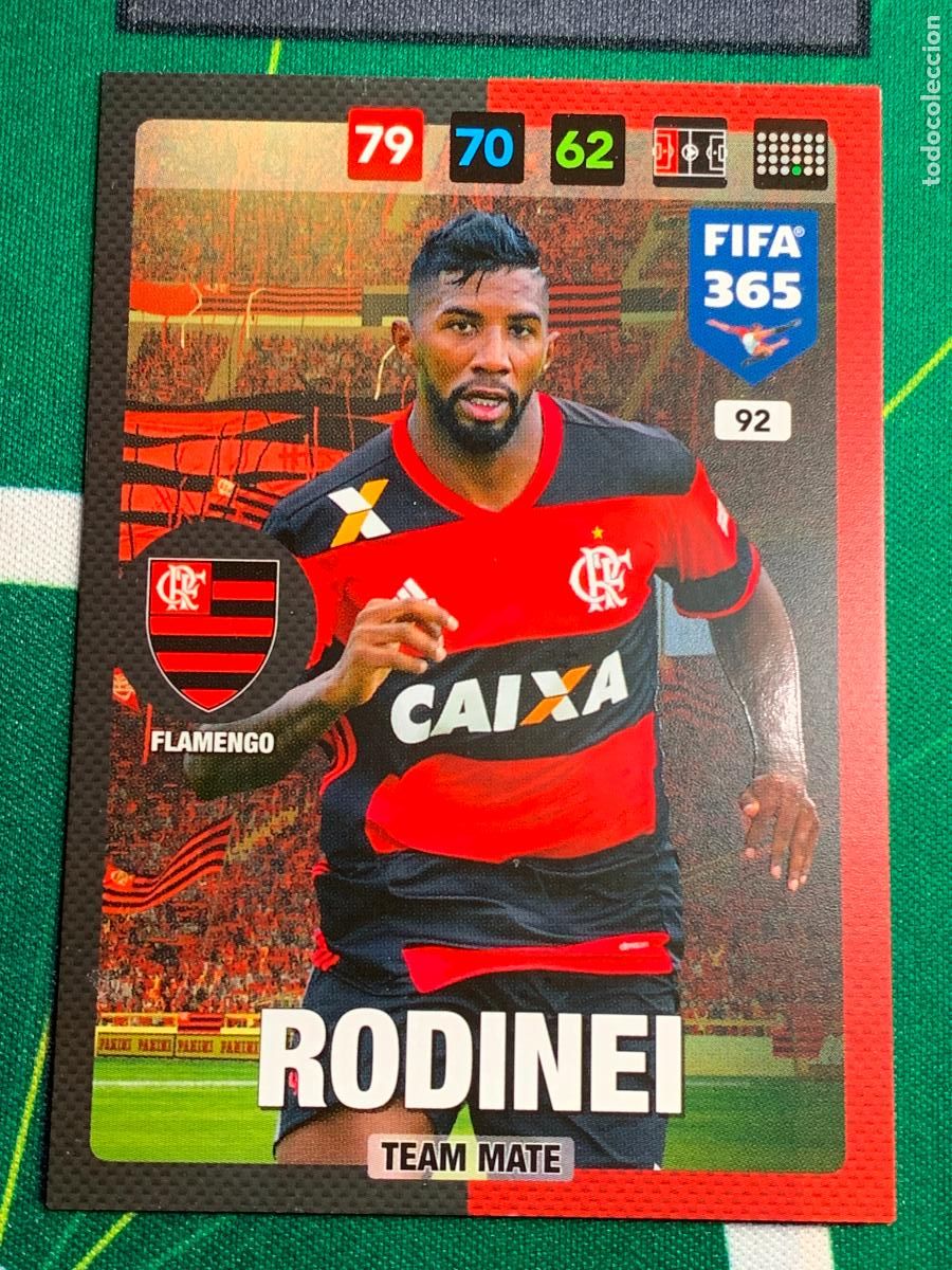Cromos de f&uacute;tbol: 92 Rodinei Flamengo Adrenalyn Fifa 365 2016 2017 16 17 Nordic Edition