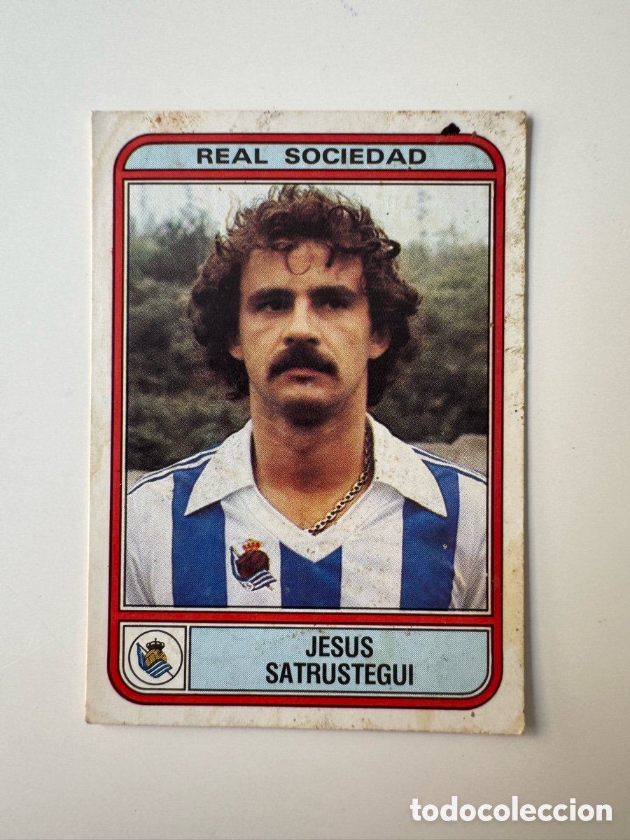 Cromos de f&uacute;tbol: Figurine Panini Futbol 81 - 82 1981 1982 Real Sociedad &ndash; N&ordm; 237 &ndash; JESUS SATRUSTEGUI