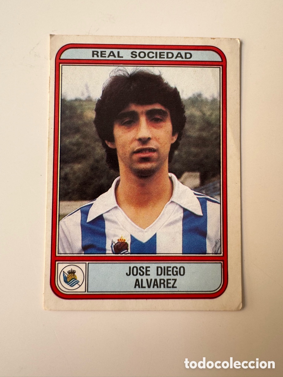 Cromos de f&uacute;tbol: Figurine Panini Futbol 81 - 82 1981 1982 Real Sociedad &ndash; N&ordm; 234 &ndash; JOSE DIEGO ALVAREZ