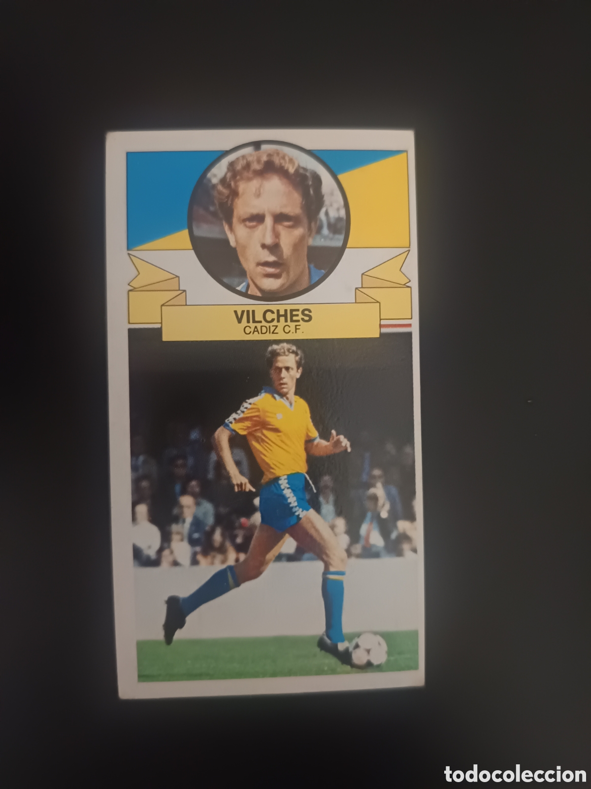 Cromos de f&uacute;tbol: CROMO VILCHES BAJA ED ESTE LIGA 85 86 1985 1986 SIN PEGAR