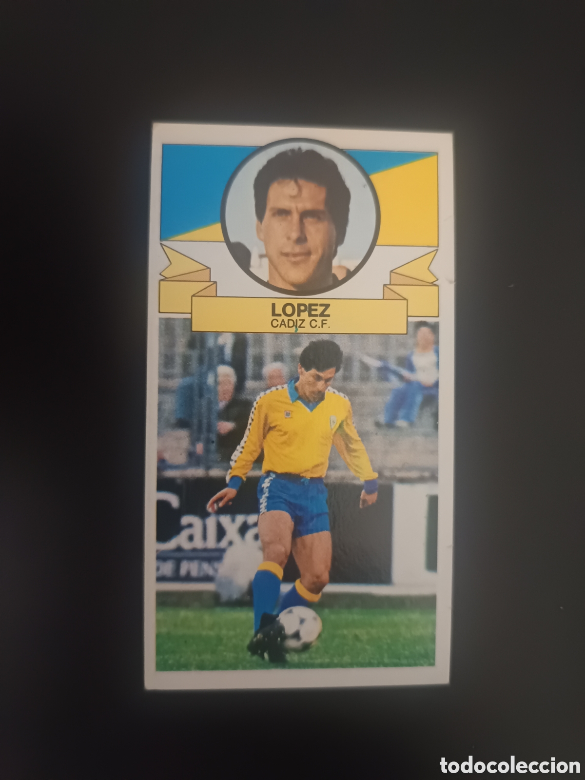 Cromos de f&uacute;tbol: CROMO LOPEZ BAJA ED ESTE LIGA 85 86 1985 1986 SIN PEGAR