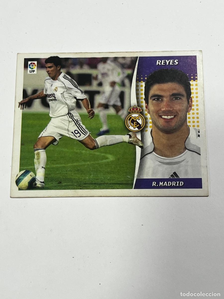 Cromos de f&uacute;tbol: CROMO DE F&Uacute;TBOL. LIGA 2006/2007. REYES. R.MADRID. COLECCIONES ESTE.