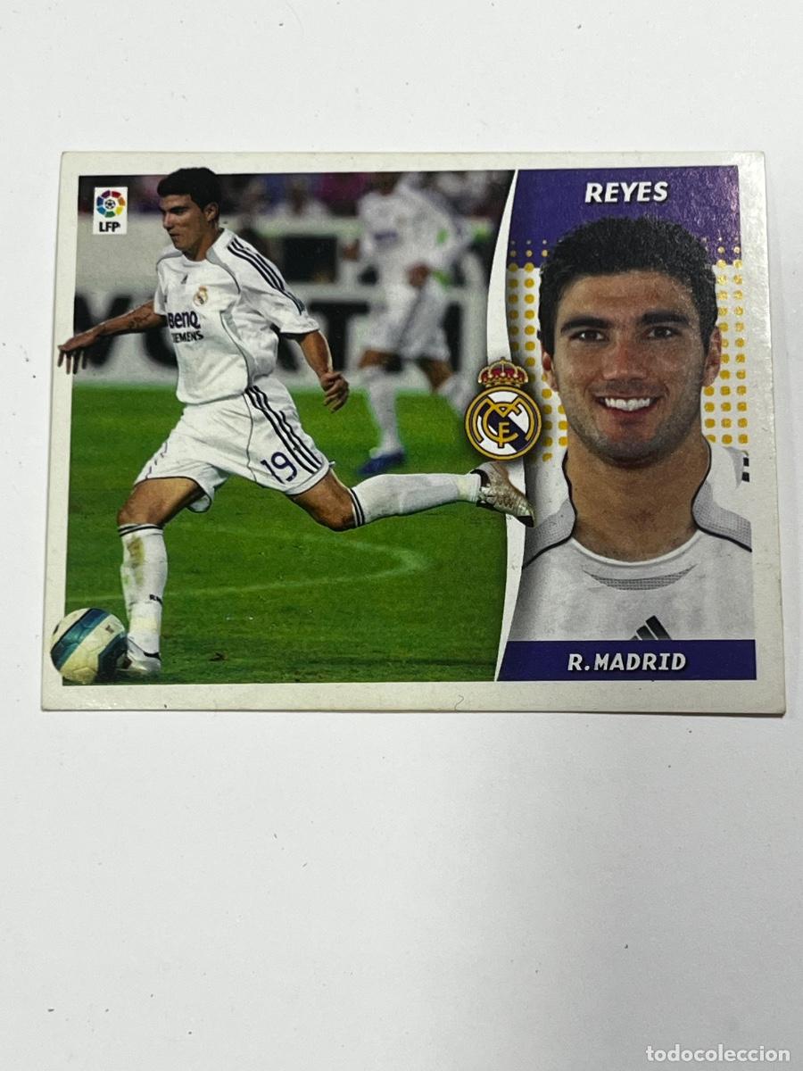 Cromos de f&uacute;tbol: CROMO DE F&Uacute;TBOL. LIGA 2006/2007. REYES. R.MADRID. COLECCIONES ESTE.