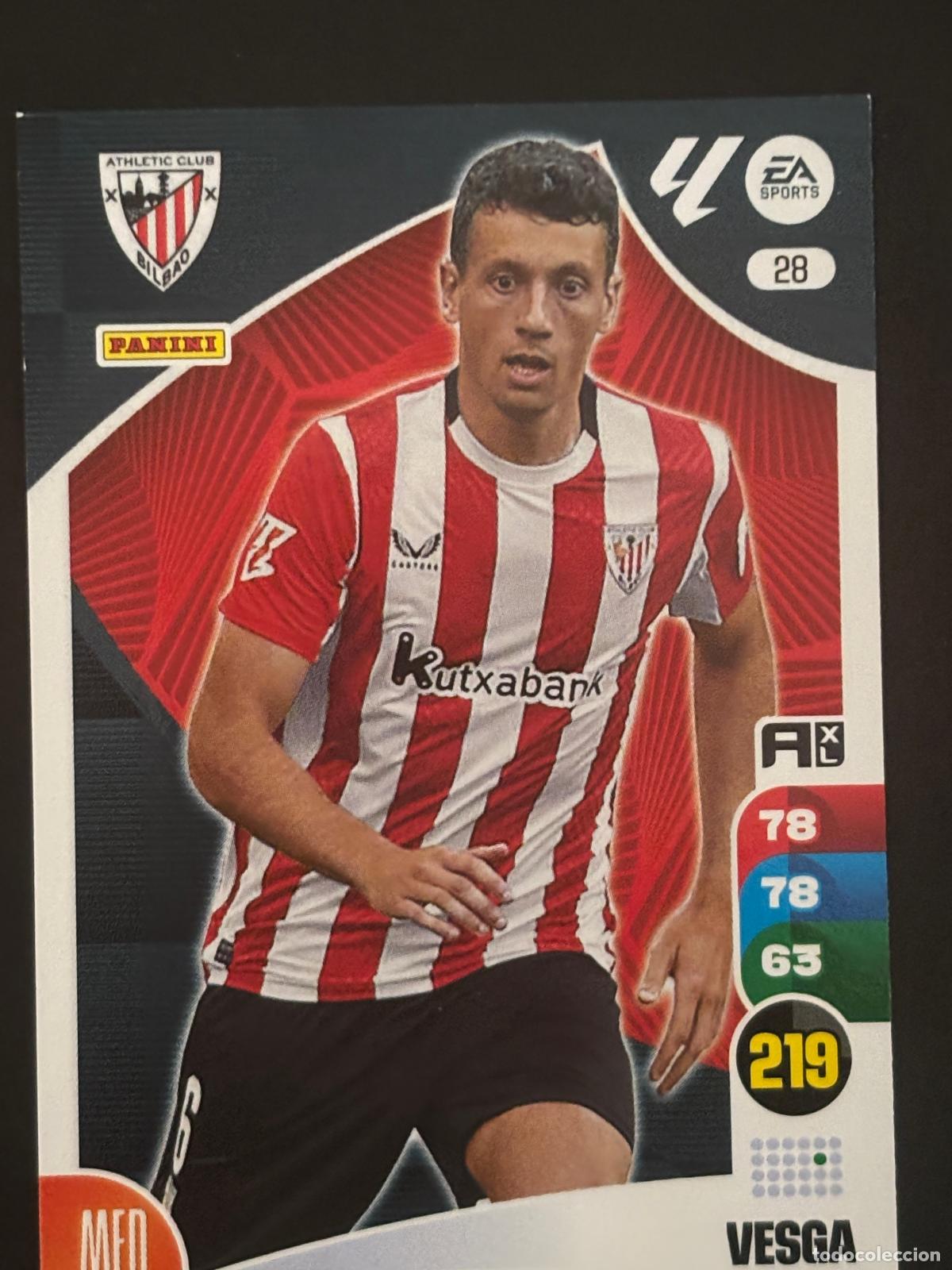Cartes &agrave; collectionner de Football: 28 VESGA AT BILBAO ADRENALYN XL LALIGA EA SPORTS 24-25 2024-2025 PANINI