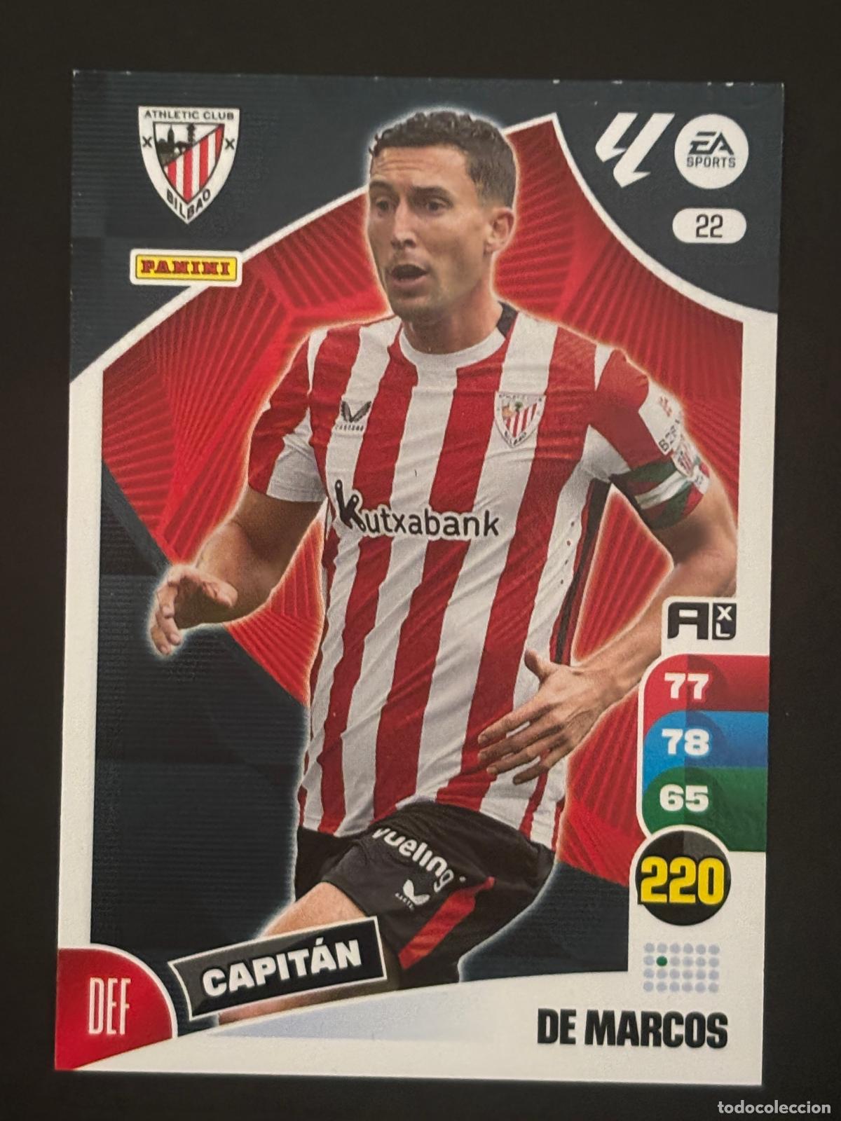 Cartes &agrave; collectionner de Football: 22 DE MARCOS AT BILBAO ADRENALYN XL LALIGA EA SPORTS 24-25 2024-2025 PANINI