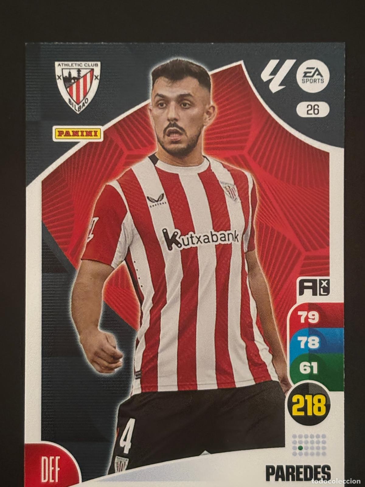 Cartes &agrave; collectionner de Football: 26 PAREDES AT BILBAO ADRENALYN XL LALIGA EA SPORTS 24-25 2024-2025 PANINI
