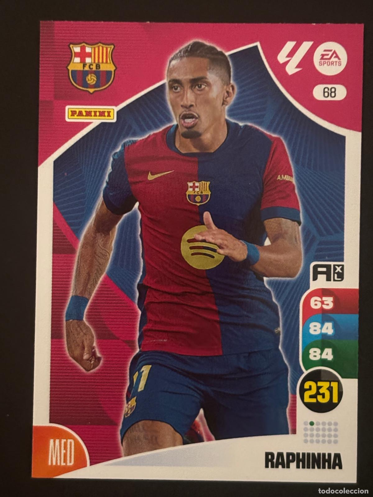 Cartes &agrave; collectionner de Football: 68 RAPHINHA BARCELONA ADRENALYN XL LALIGA EA SPORTS 24-25 2024-2025 PANINI