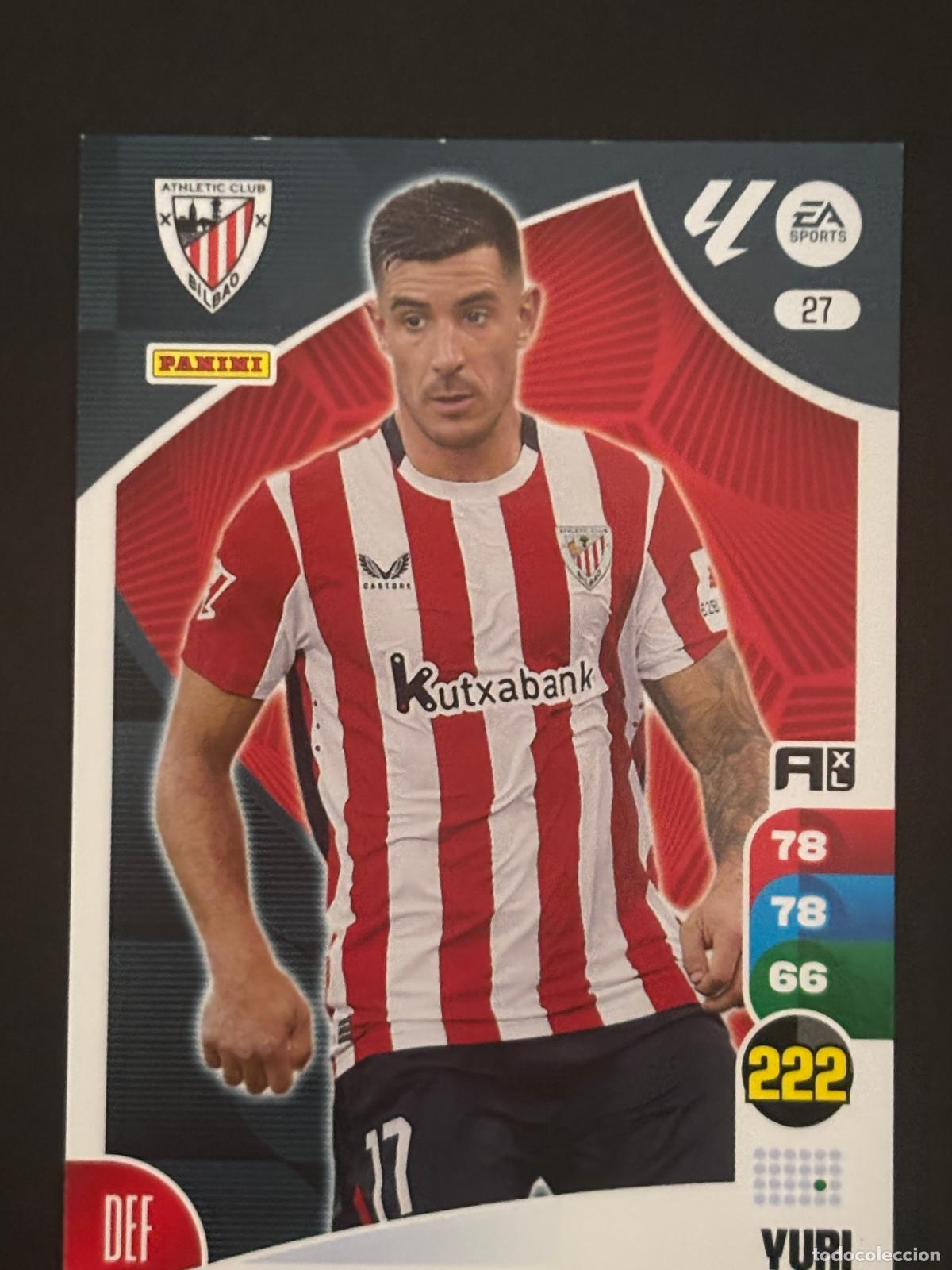 Cartes &agrave; collectionner de Football: 27 YURI AT BILBAO ADRENALYN XL LALIGA EA SPORTS 24-25 2024-2025 PANINI