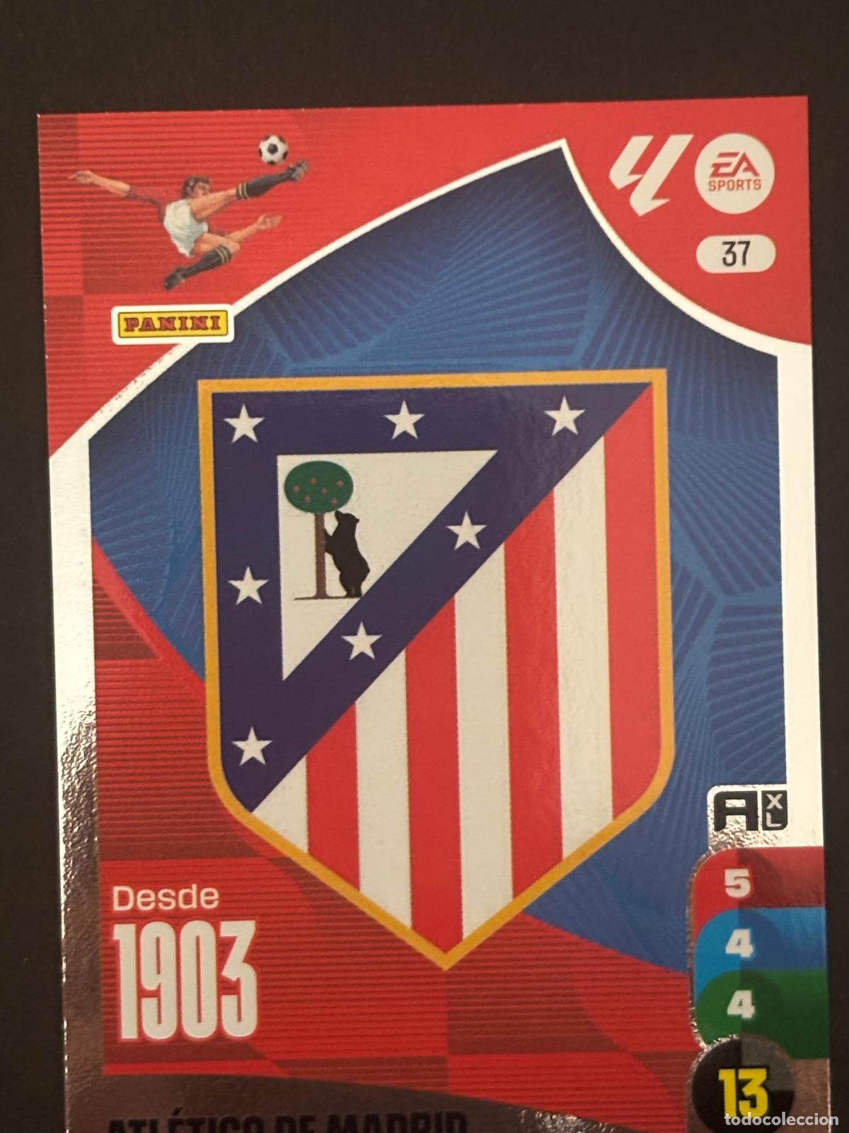 Fu&szlig;ball-Sticker: 37 ESCUDO AT MADRID ADRENALYN XL LALIGA EA SPORTS 24-25 2024-2025 PANINI